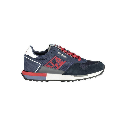 Napapijri Blue Leather Men Sneaker NA-37292-EU41/US8