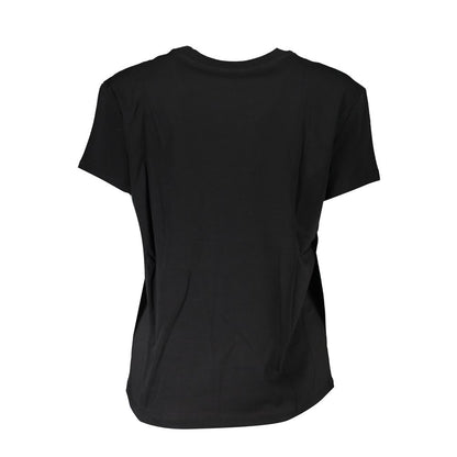 Patrizia Pepe Black Cotton Women T-Shirt