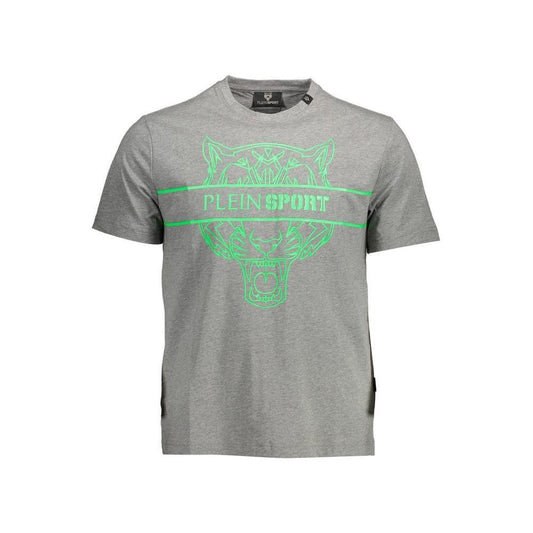 Plein Sport Brown Cotton Men T-Shirt PL-36946-XL