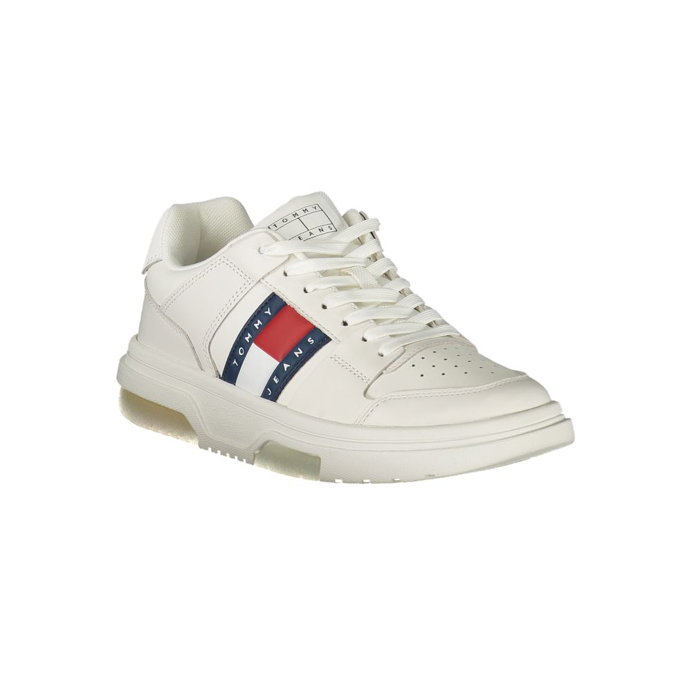 Tommy Hilfiger White Polyester Sneaker