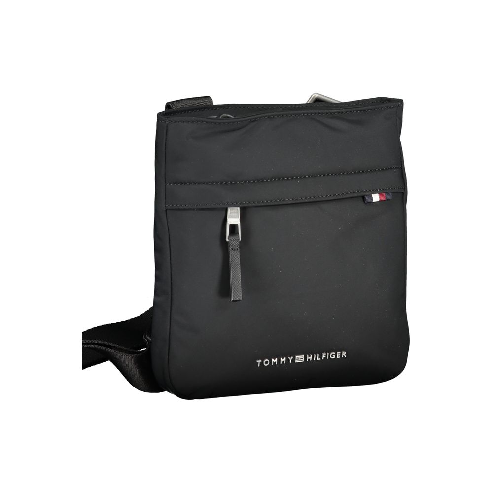 Tommy Hilfiger Black Polyester Men Shoulder Bag