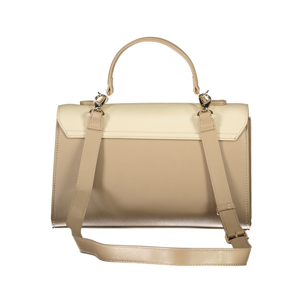 Front view with bag zipped and handles upright.