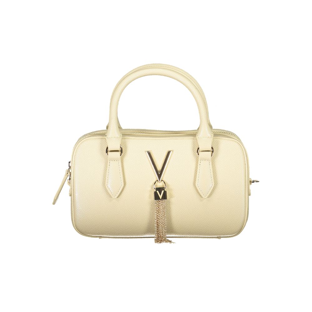 Front view with bag zipped and handles upright.