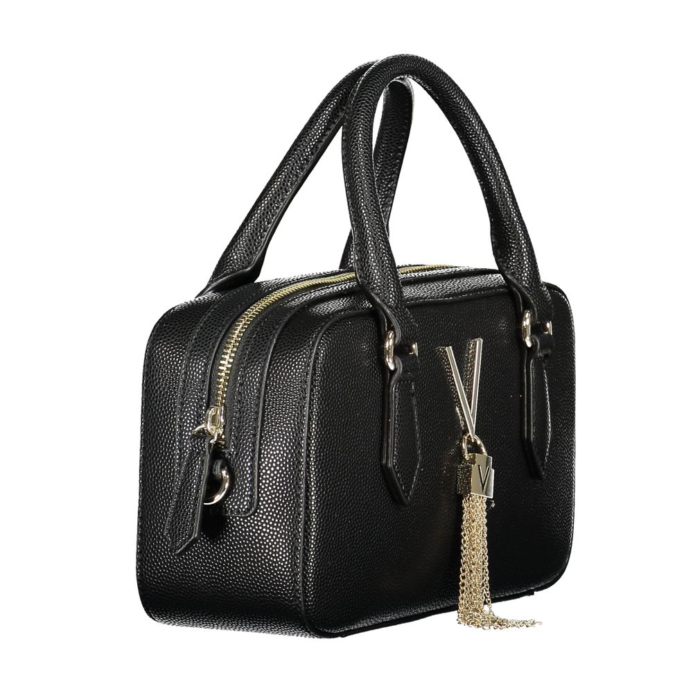 Front view with bag zipped and handles upright.