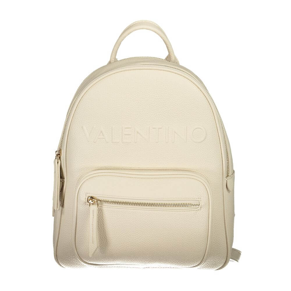 Front view with bag zipped and handles upright.