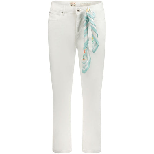 Guess Jeans White Lyocell Women Jeans GU-33362-W24