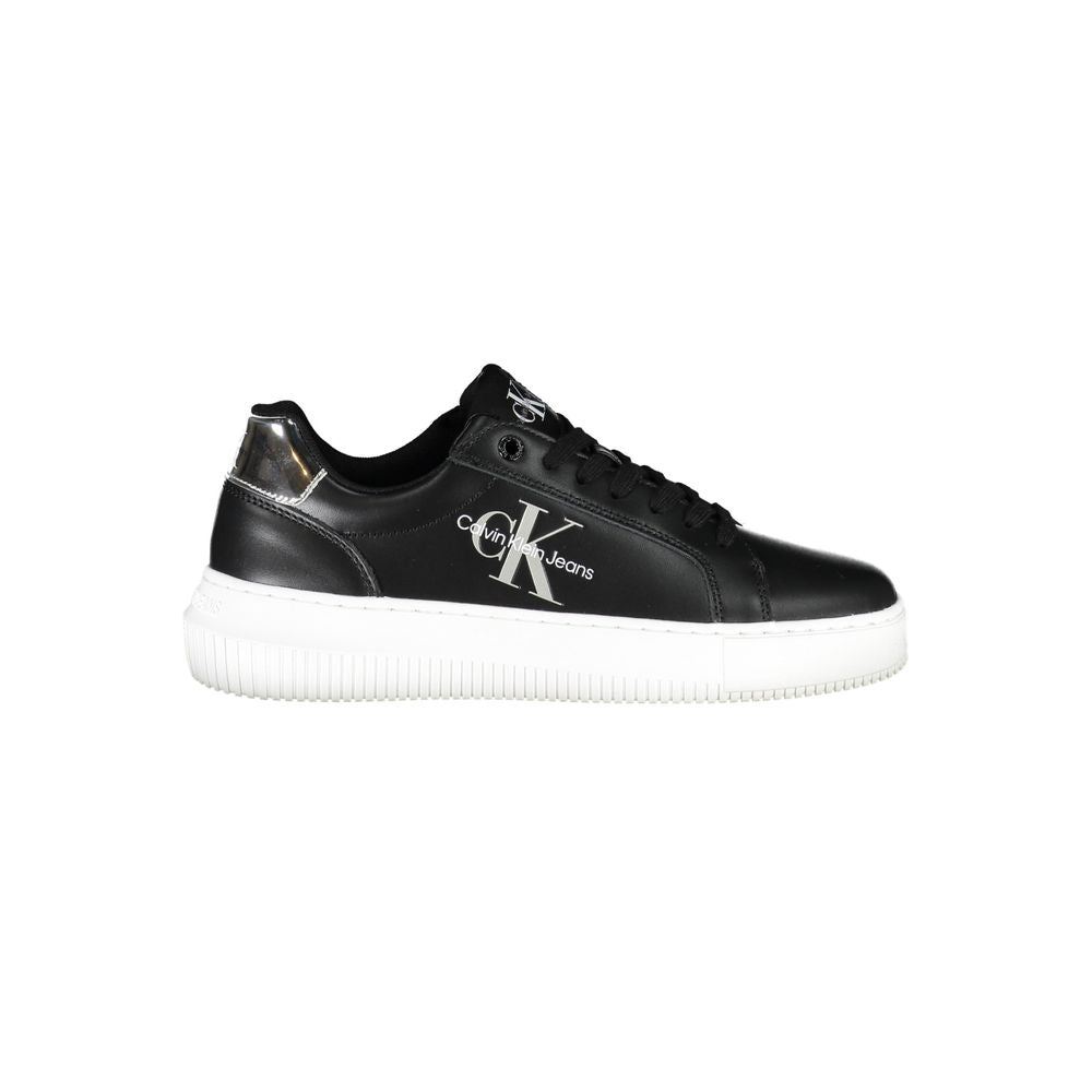 Calvin Klein Black Polyester Women Sneaker CA-36873-EU36/US6