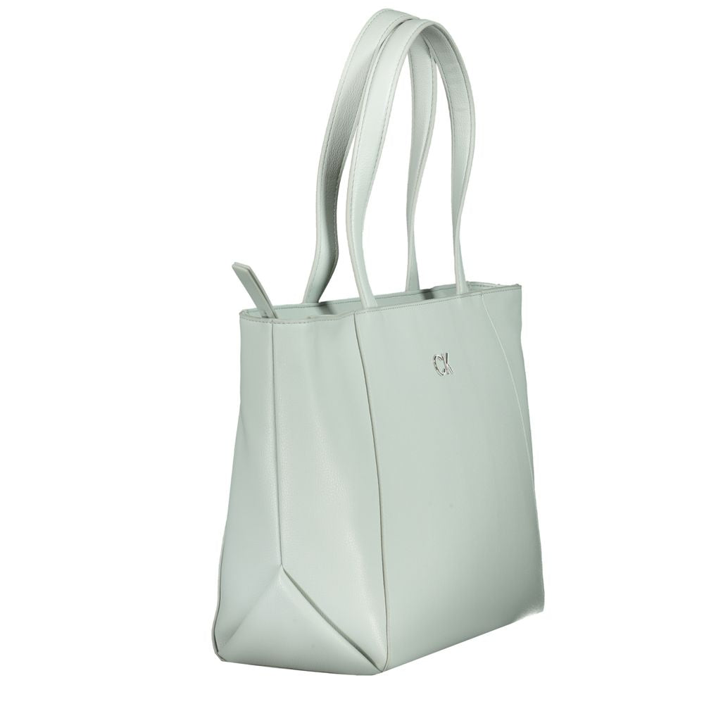 Calvin Klein Light Blue Polyethylene Women Handbag
