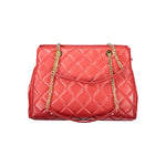Mario Valentino Red Polyethylene Women Handbag