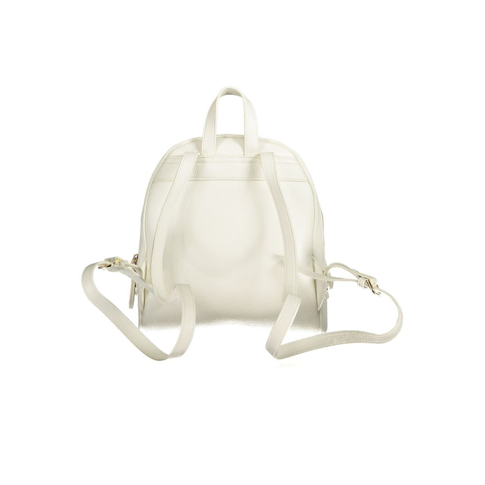 Front view with bag zipped and handles upright.