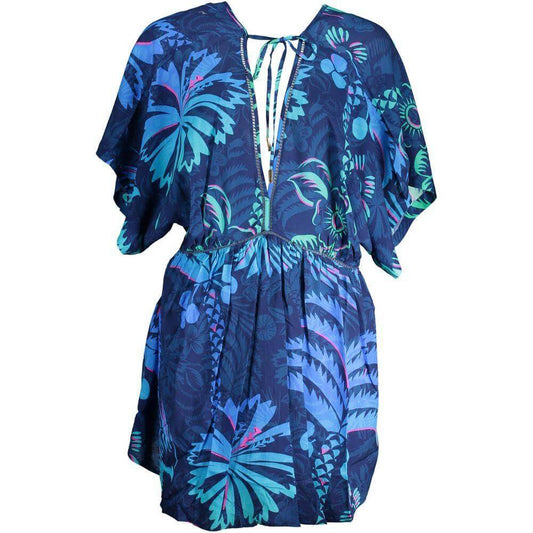 Desigual Blue Cotton Women Dress DE-37558-L
