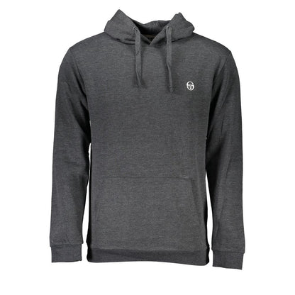Sergio Tacchini Grigio Cotton Men Sweatshirt