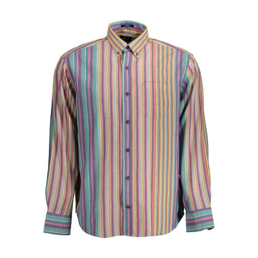 Gant Blue Cotton Men Shirt GA-37322-S