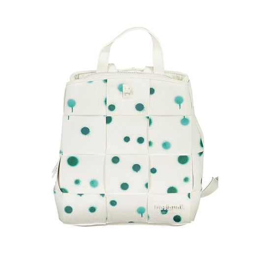 Desigual White Polyurethane Women's Backpack