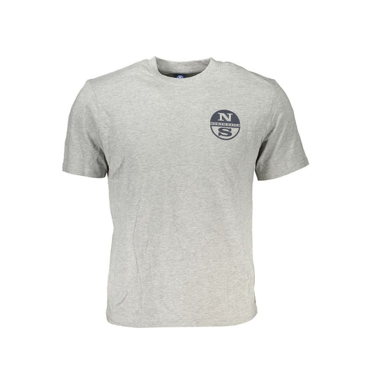 North Sails Brown Cotton Men T-Shirt NO-27320-S
