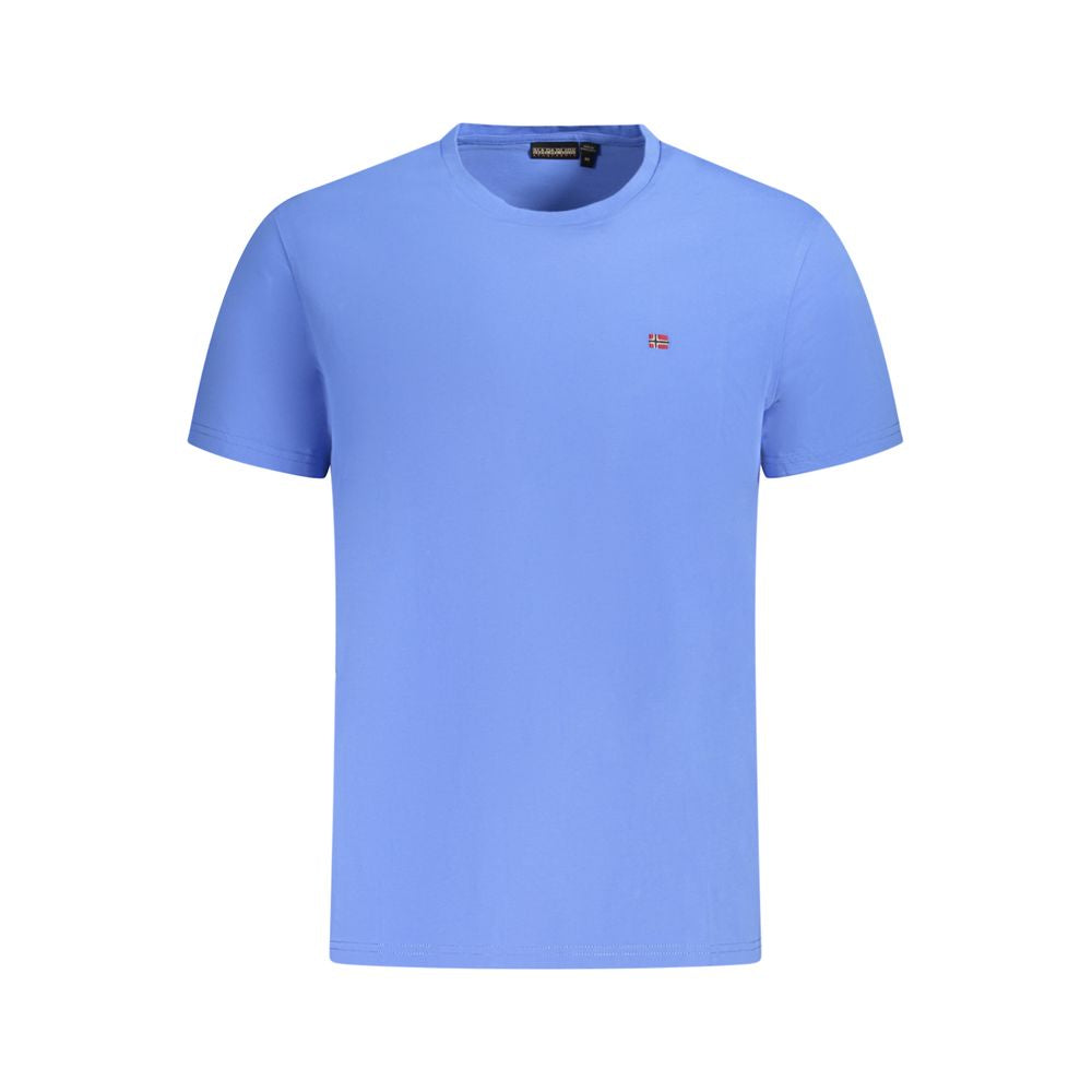 Napapijri Blue Cotton Men's T-Shirt