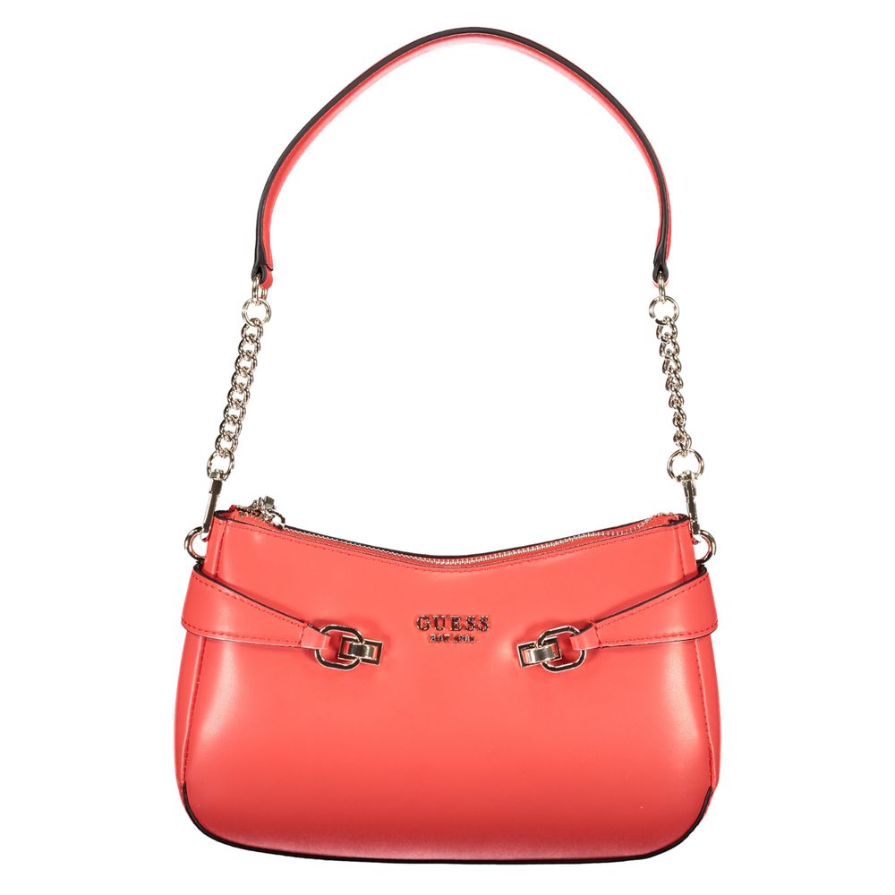 Front view with bag zipped and handles upright.