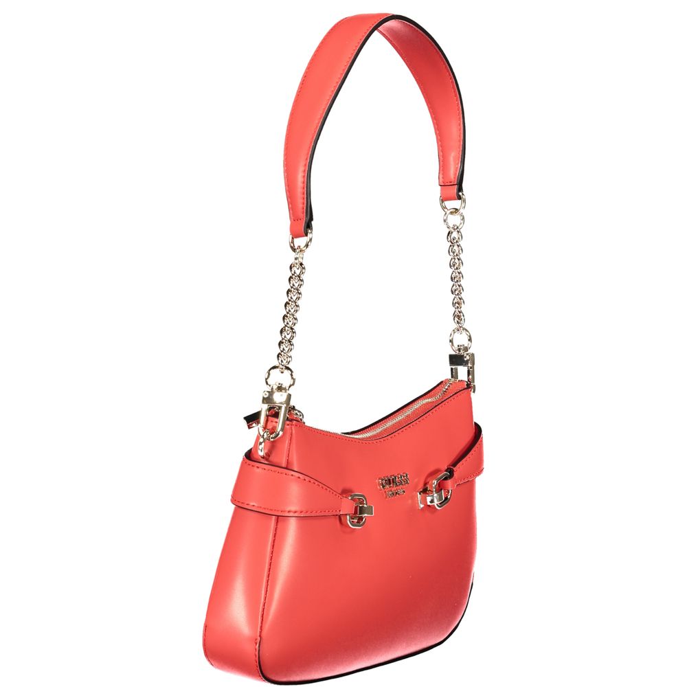 Front view with bag zipped and handles upright.