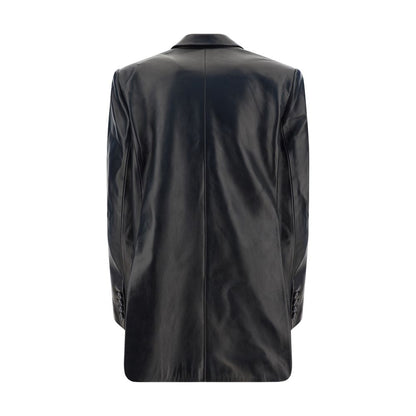 Magda Butrym Black Leather Jacket