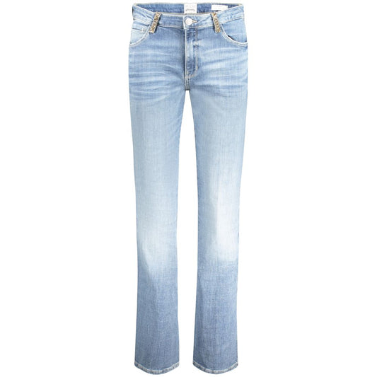 Guess Jeans Azzurro Recycled Cotton Women's Straight Jean