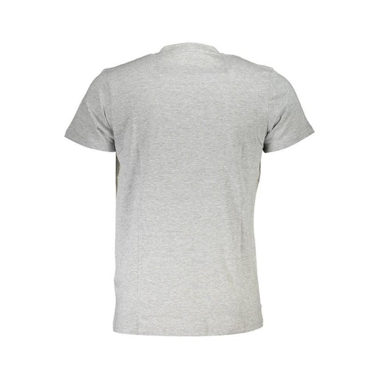 Cavalli Class Brown Cotton Men T-Shirt CA-36984-XL