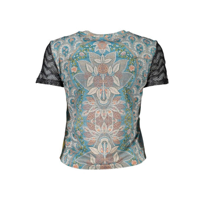 Desigual Blue Polyester Women T-Shirt