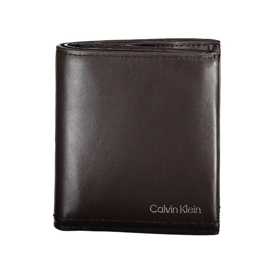 Calvin Klein Brown Leather Men Wallet 1728,67403481248,Bags,Brown,Calvin Klein,Men,Men - Bags,New with tags,Wallets - Men - Bags Calvin Klein CA-20527