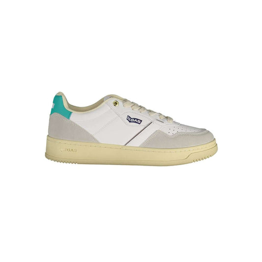 Gas White Artificial Leather Women Sneaker GA-37761-EU36/US6