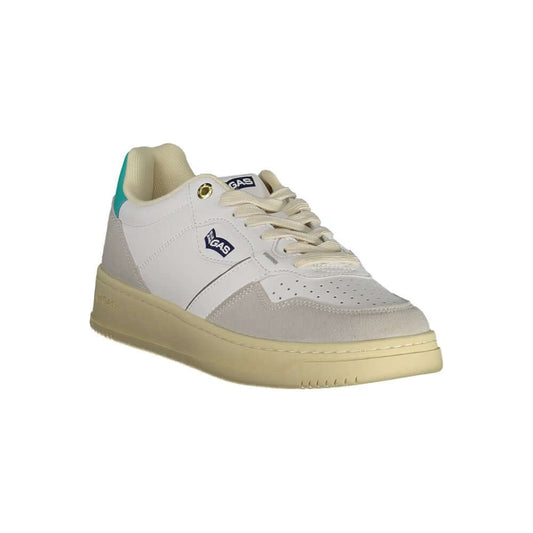 Gas White Artificial Leather Women Sneaker GA-37761-EU36/US6
