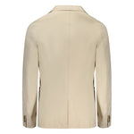 Guess Jeans Beige Cotton Men Jacket