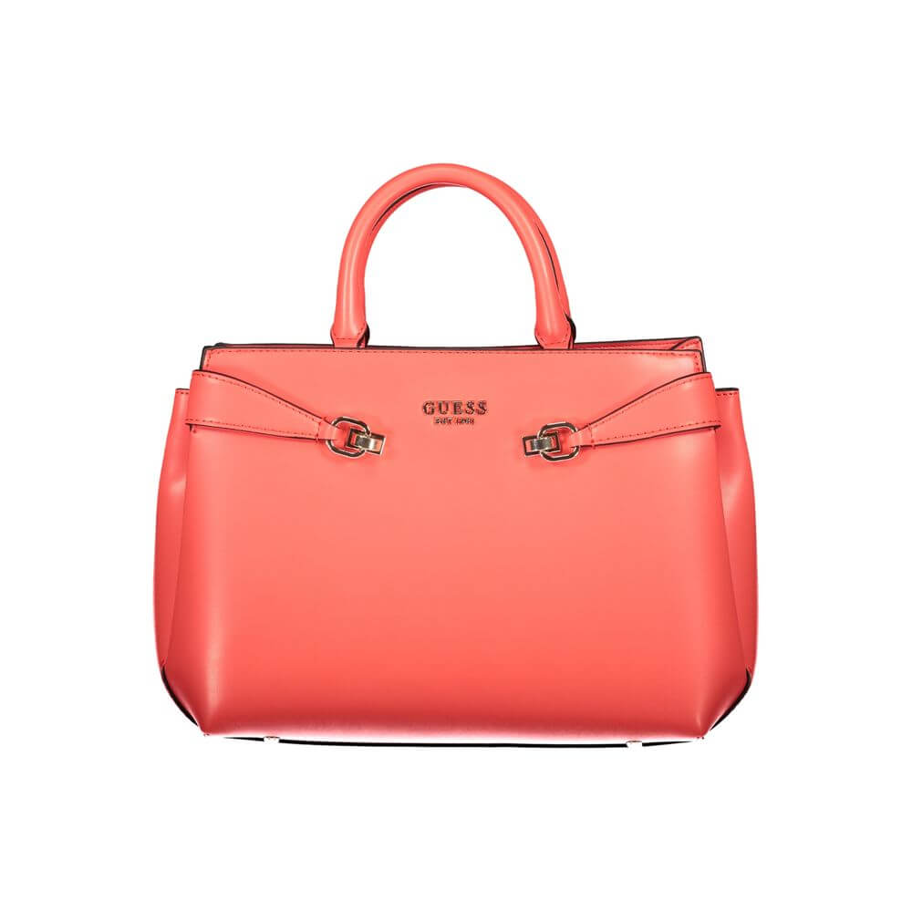 Front view with bag zipped and handles upright.