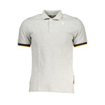 K-WAY Brown Cotton Men Polo Shirt KW-28834-S