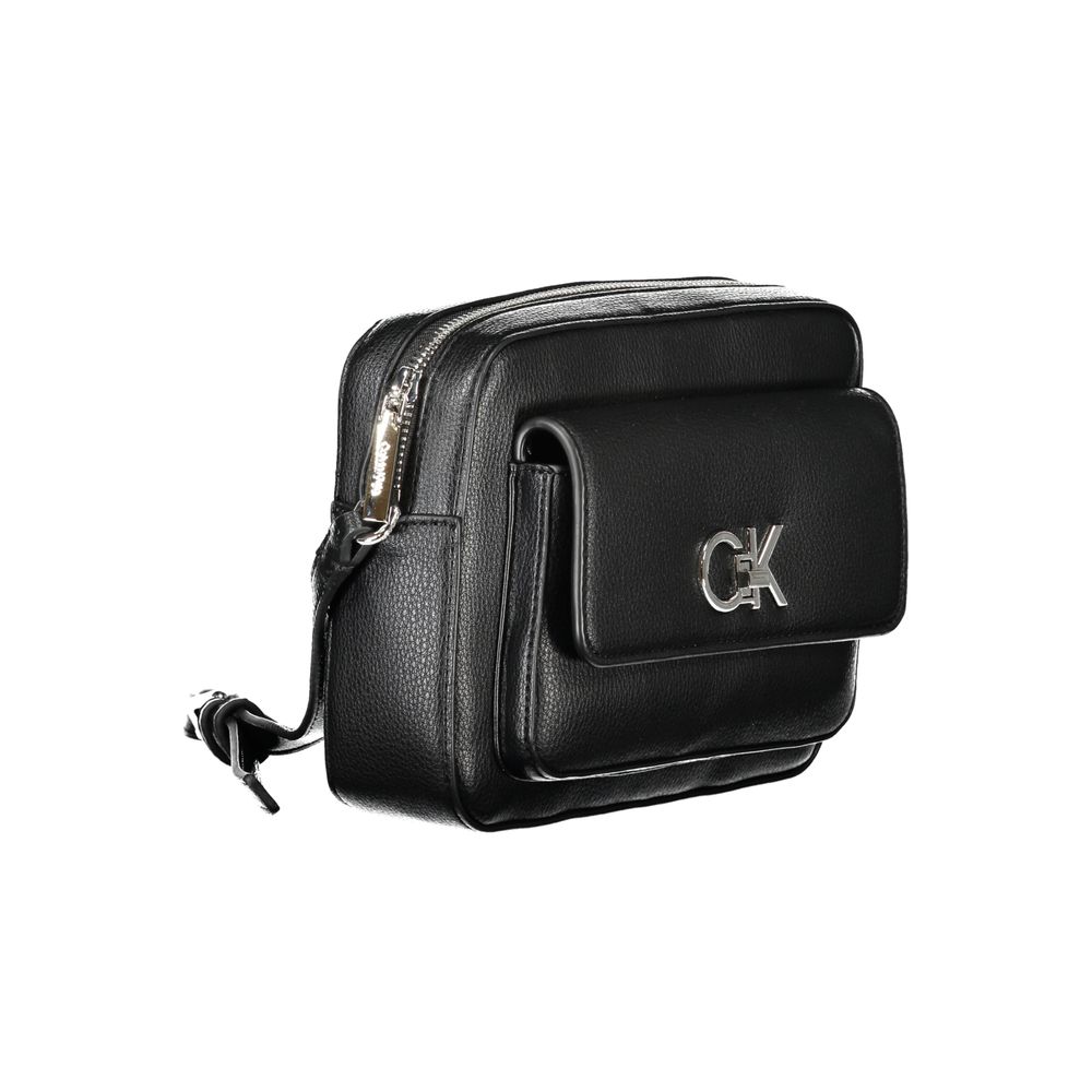 Front view with bag zipped and handles upright.