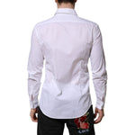 Daniele Alessandrini White Long Sleeves Dress Shirt TSH906940-40