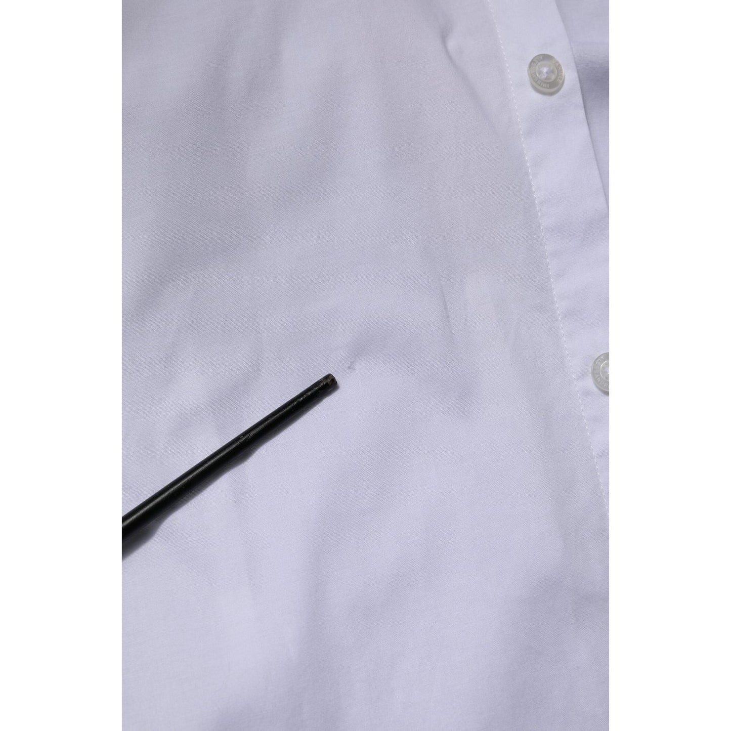 Daniele Alessandrini White Long Sleeves Dress Shirt TSH906940-40