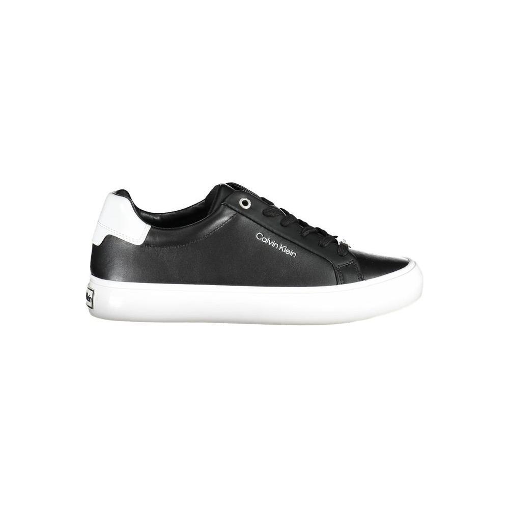 Calvin Klein Black Leather Women Sneaker CA-37053-EU36/US6