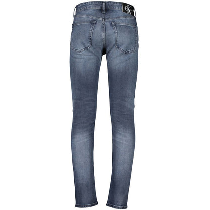 Calvin Klein Blue Cotton Men Jeans
