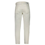 Calvin Klein White Cotton Jeans & Pant CA-29542-W28
