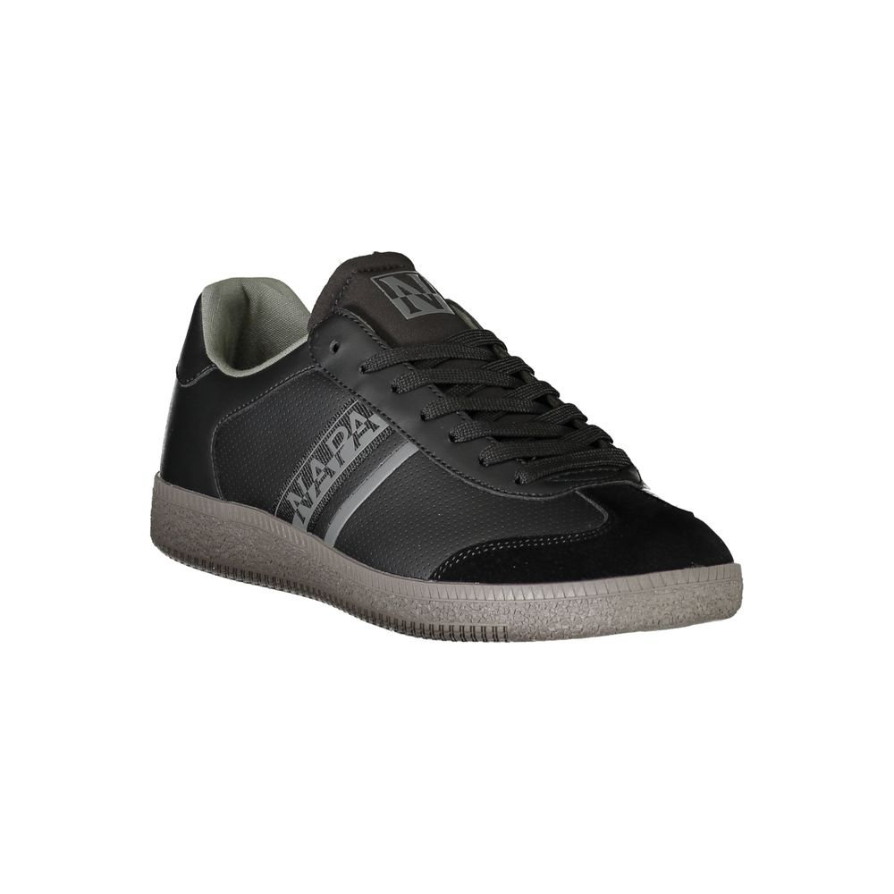 Napapijri Black Polyurethane Men Sneaker