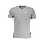 Napapijri Brown Cotton Men T-Shirt NA-37646-M