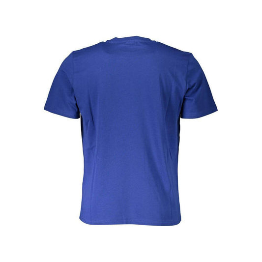 North Sails Blue Cotton Men T-Shirt NO-37320-M