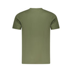 Cavalli Class Green Cotton Men T-Shirt