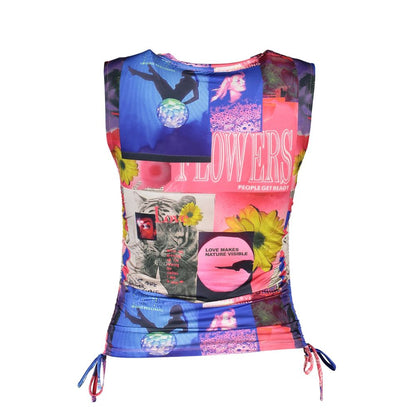 Desigual Blue Elastane Women Top