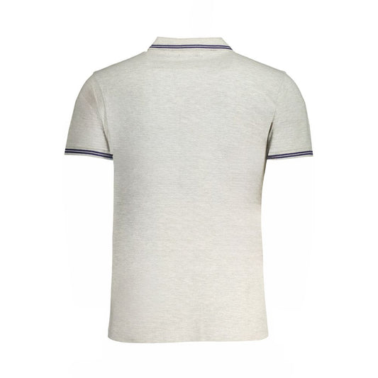 Cavalli Class Brown Cotton Men Polo Shirt CA-31309-M