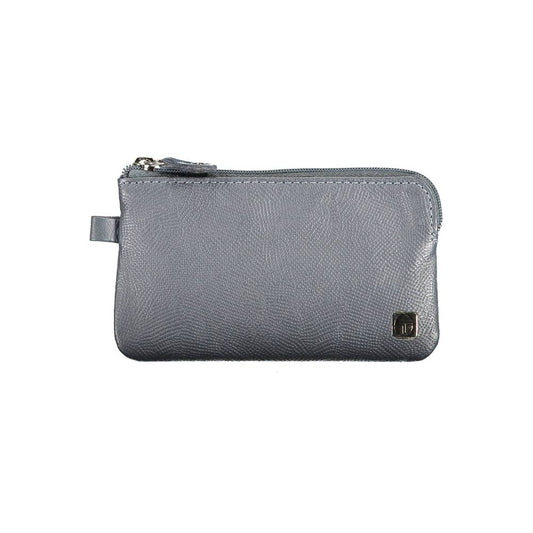 Sergio Tacchini Blue Leather Men Wallet