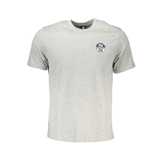 North Sails Brown Cotton Men T-Shirt NO-27268-S