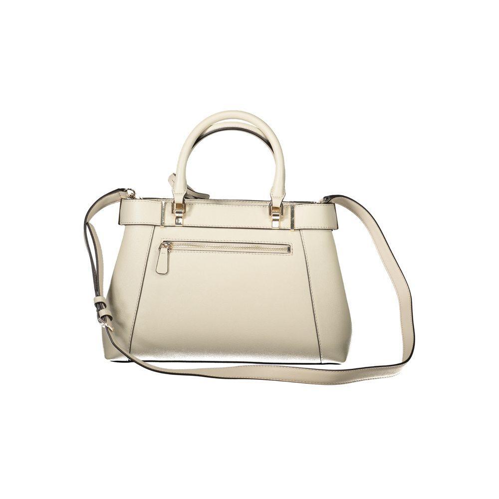 Guess Jeans Beige Polyethylene Handbag GU-34844