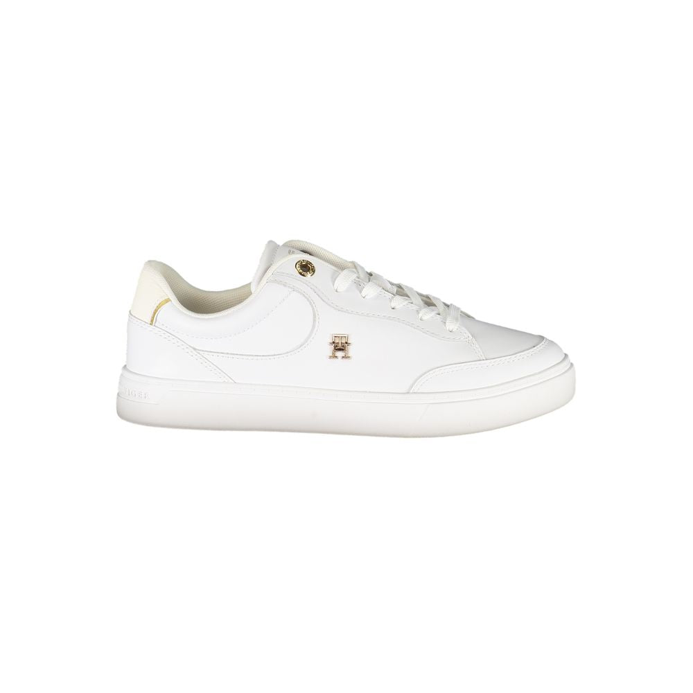 Tommy Hilfiger White Polyester Sneaker