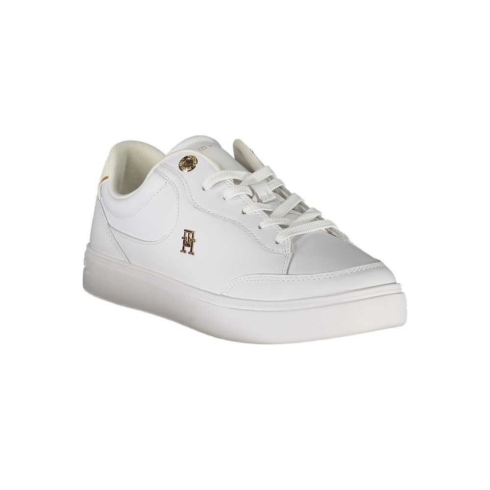 Tommy Hilfiger White Polyester Sneaker