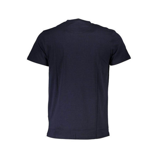 Cavalli Class Blue Cotton Men T-Shirt CA-37297-M
